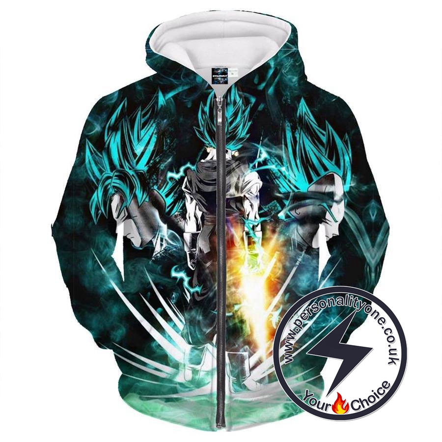 Dragon Ball Z - SSJ Goku & Vegeta ZipUp - Hoodies Jackets